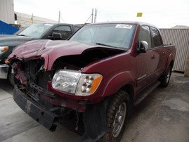 2006 TOYOTA TUNDRA LIMITED BURGUNDY DOUBLE CAB 4.7L AT 2WD Z18137